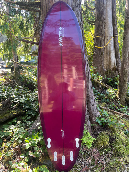 Custom 6'6 Maroon